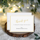 Search for black and gold wedding thank you cards Classic
