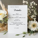 Search for bar menu drinks wedding signs Script