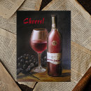 Search for red wine postcards Grapes