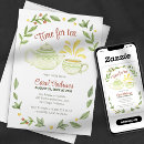 Search for tea time bridal shower invitations Teapot