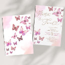 Search for butterfly birthday invitations Flutter and twirl