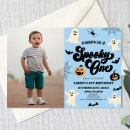 Search for spooky one birthday invitations Boy