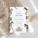 Search for rustic farm baby shower invitations Boho
