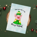 Search for funny pig christmas cards Festive