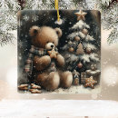 Search for brown bear ornaments Winter