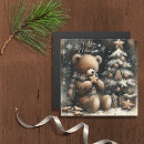 Search for black bear christmas cards Winter