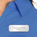 Search for silver name tags Staff