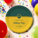 Search for green and gold paper plates Trendy