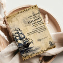 Search for pirate ship birthday invitations Skeleton