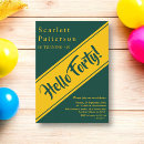 Search for chic 40th birthday invitations Sophisticated