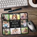 Search for unique childrens mousepads Dad