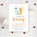 Recherche de bouteille à bière invitations Un bébé brasse