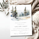 Search for landscape birthday invitations Watercolor