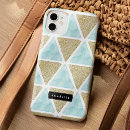 Search for blue triangles iphone cases Watercolor