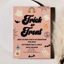 Search for pink halloween invitations Girl