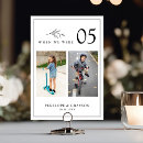 Search for monograms table cards Minimalist