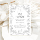 Search for grey baby shower invitations Neutral