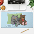 Recherche de ours bleu tapis souris Mignon