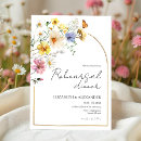 Search for wildflower rehearsal dinner invitations Arch