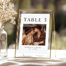 Search for engagement table cards Minimal