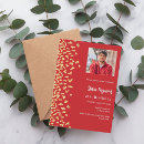 Search for red birthday invitations Red and gold