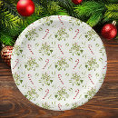 Search for minimalist christmas plates Botanical greenery