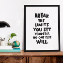 Search for limit posters Typography