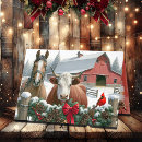 Search for horse farm christmas cards Rustic