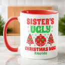 Search for ugly christmas sweater mugs Funny
