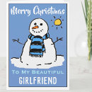 Search for girlfriend christmas cards Snowman