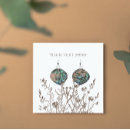 Search for jewelry display cards Natural