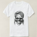 Recherche de tête mort tshirts Noir et blanc