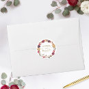 Search for burgundy wedding stickers Chic