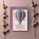 Search for adventure awaits cards Hot air balloon