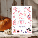 Search for spooky one birthday invitations Girl