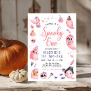 Search for spooky one birthday invitations Girl