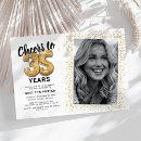 Recherche de de 35 ans anniversaire invitations Moderne