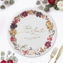 Search for fall wedding plates Burgundy