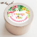 Search for tropical thank you stickers Luau
