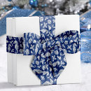 Search for navy blue christmas ribbon Nautical