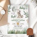 Recherche de wolf baby shower invitations Pour tous