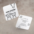 Recherche de oiseau mignon cartes visite Simple