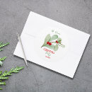 Search for holly name stickers Red and green