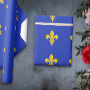 Search for heraldry wrapping paper Fleur de lis