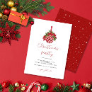 Search for bauble christmas invitations Snowy