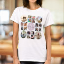 Search for initial womens tshirts Photo collage