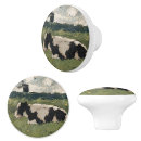 Recherche de vache boutons et poignées de porte Noir et blanc