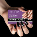 Recherche de manicure cartes visite Salon