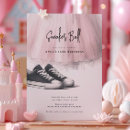 Search for tennis shoe invitations Pink