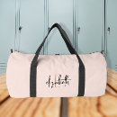 Search for trendy modern handwriting script gym bags Cute